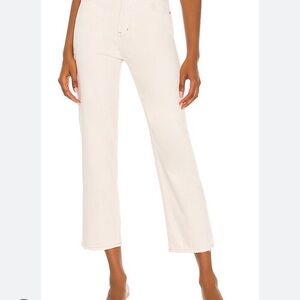 EUC Pistola Cassie Super High Rise Straight Crop in Desert Sand